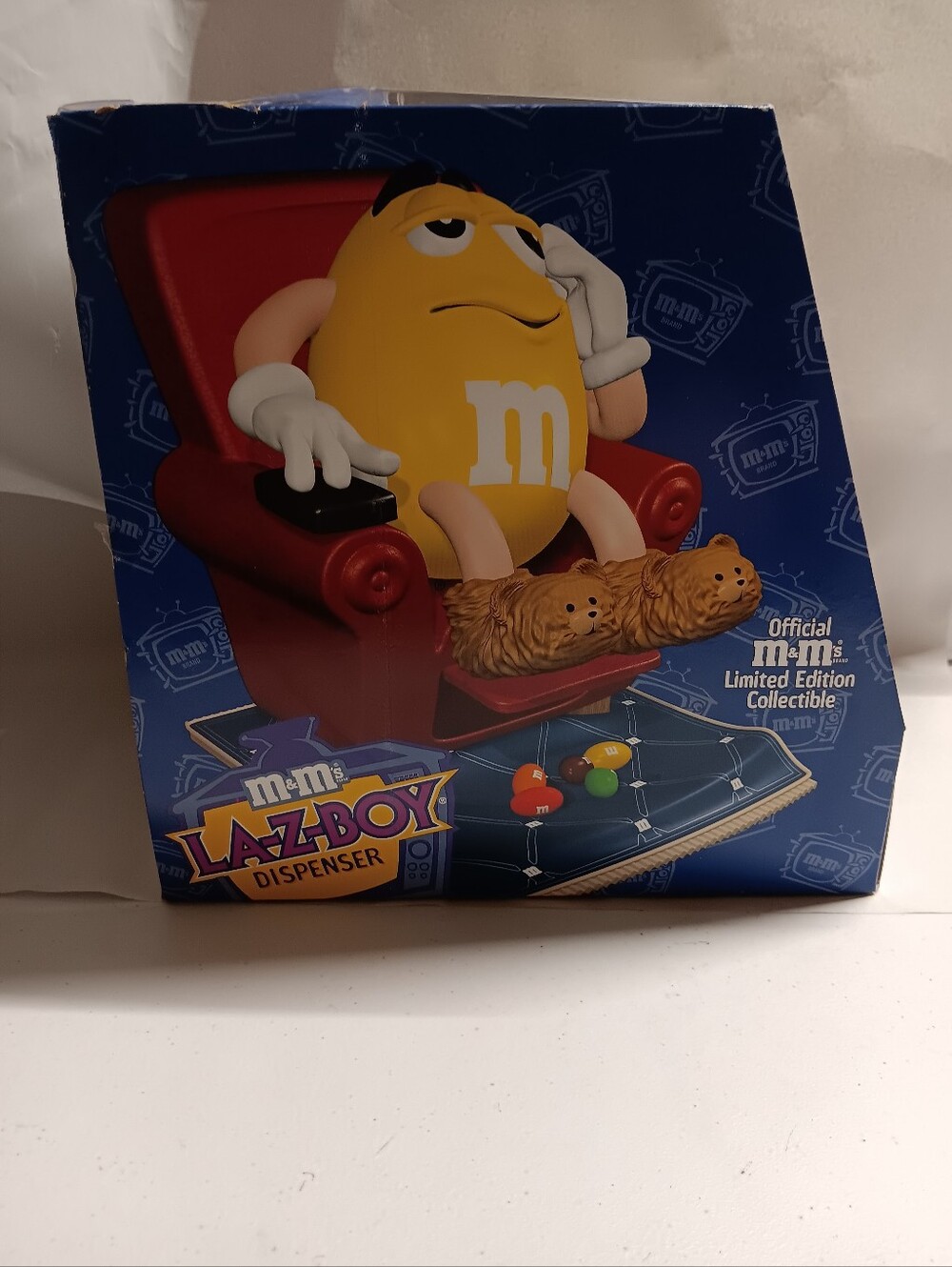 M&M'S Candy Dispenser Yellow M&M New In Box. Vintage - Picture 11 of 11